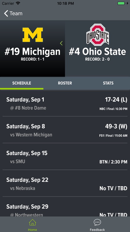 Ohio State Football 2018 screenshot-6