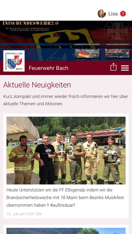 Feuerwehr Bach