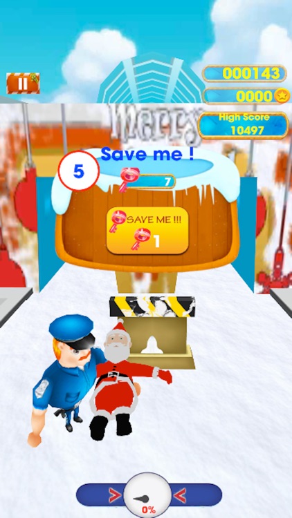 Happy Santa Christmas 3D Run screenshot-5