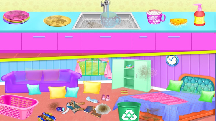 House Cleaning Game For Girls