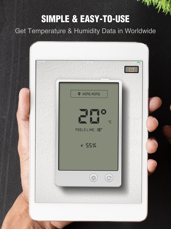デジタル温湿度計-室内と屋外の温度と湿度の測定のおすすめ画像1