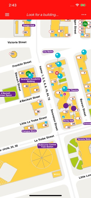 Yichi's RMIT Map