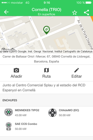 Electromaps: Puntos de recarga screenshot 2