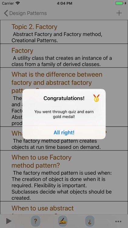 Design Patterns Interview screenshot-6