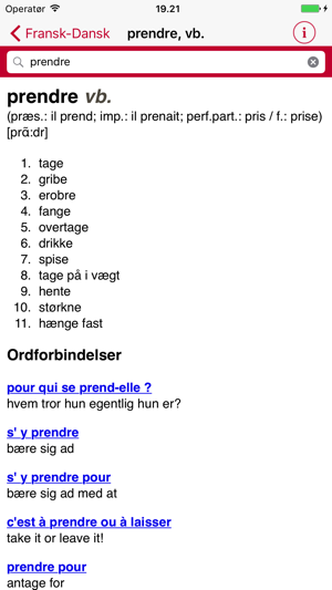 Gyldendal's French Danish Dictionary - Mini(圖4)-速報App