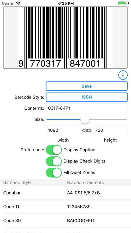 Barcode Generator -23 Barcodes screenshot-3
