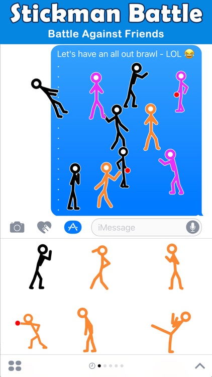 Animated Stick Man Battles