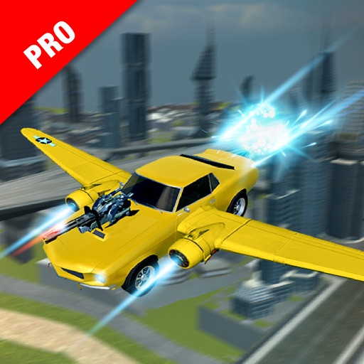 Flying Futuristic Car Pro icon