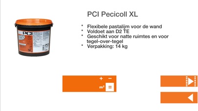 PCI Tegellijmsysteem screenshot 2