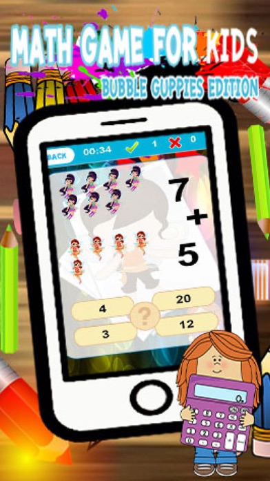 Pirate Girl Math Game Version screenshot 2