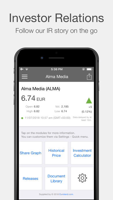 How to cancel & delete Alma Media Investor Relations from iphone & ipad 1