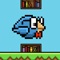 How far can you fly Flying Nerd Bird in this addictive game