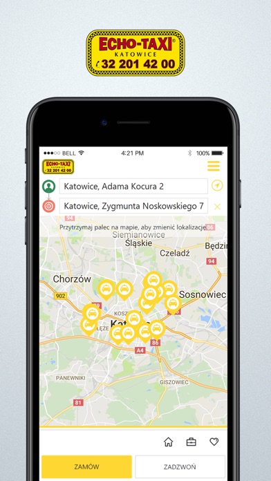 Echo Taxi Katowice screenshot 2