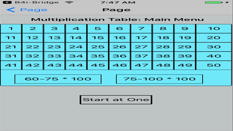 BW Simple Multiplication Table screenshot-3