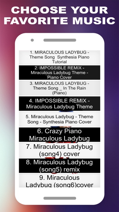 Miraculous Ladybug Piano Tiles screenshot 2