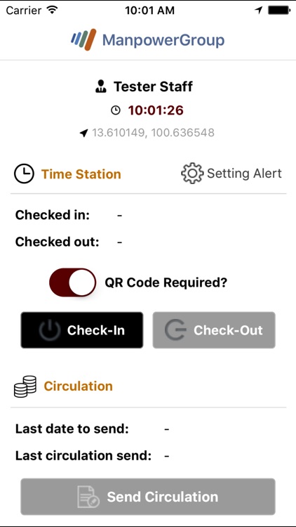 Manpower Mobile timesheet