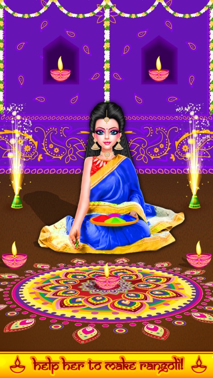 Indian Doll Diwali Celebration