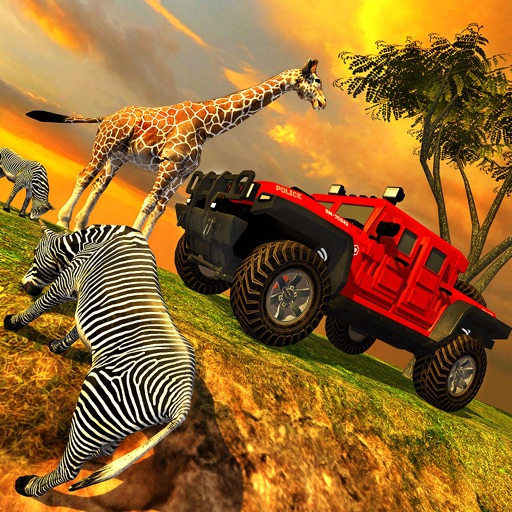 Safari Hummer Driving Sim 2018 icon