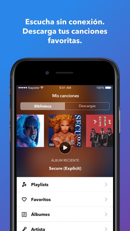 Napster screenshot-3