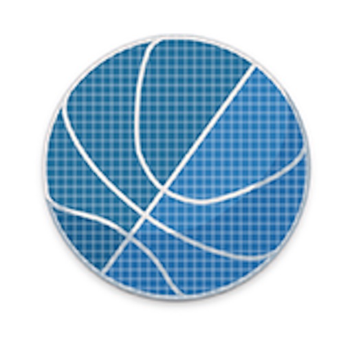 Basketball Blueprint Icon