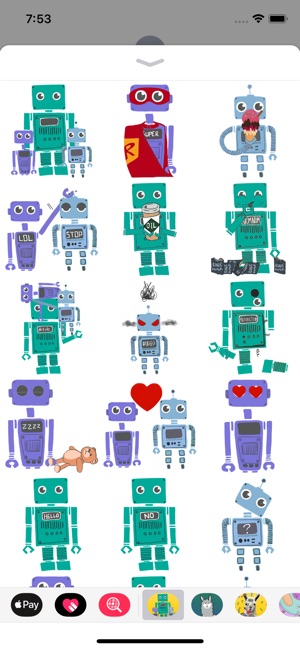 Robot Family - Stickers(圖4)-速報App