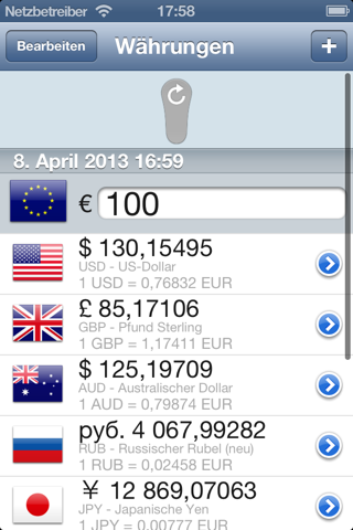 Currency converter - UpToDate screenshot 2