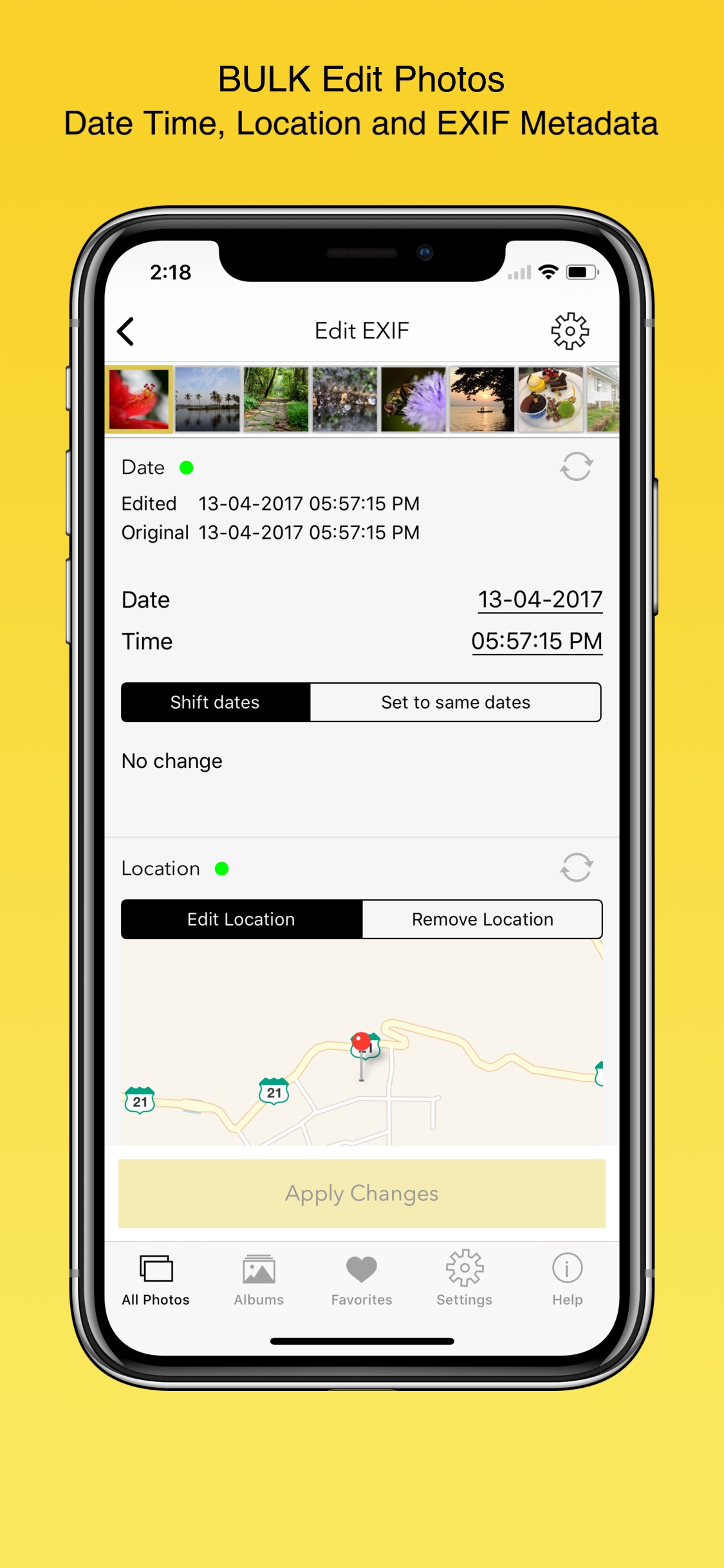Screenshot do app EXIF Viewer by Fluntro