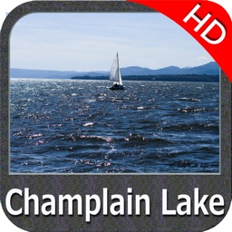 Champlain Lake Vermont HD GPS fishing chart