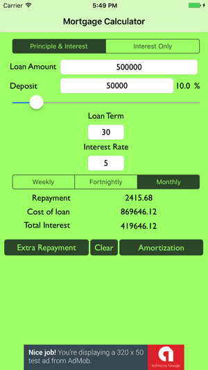 Simple Mortgage Calculator