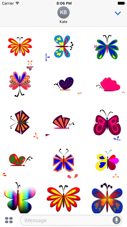 Butterflies Stickers