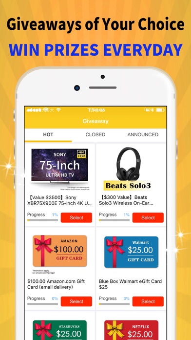 Giveaway App: FortuneBox screenshot 4