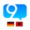 DEUTSCH-ALBANISCHES OFFLINE AUDIO-WÖRTERBUCH MIT SPRACHAUSGABE UND SMARTER LERNFUNKTION "VOKABEL DES TAGES"