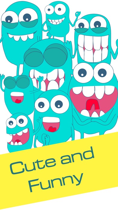 Cute Monster Crazy Animated screenshot 2