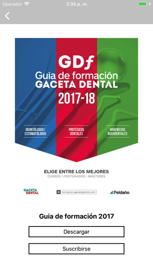 GDf Guía Gaceta Dental