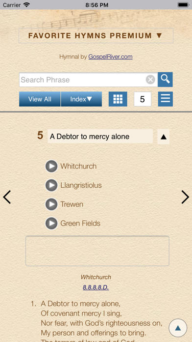 How to cancel & delete Favorite Hymns/Hymnals Premium from iphone & ipad 3