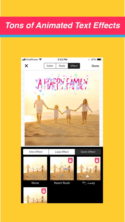 Video Maker Text Sticker Music screenshot-3