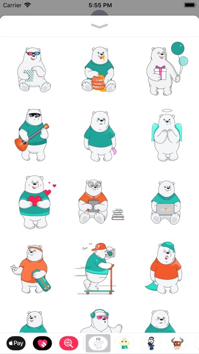 Blanco the Polar Bear Stickers screenshot 2