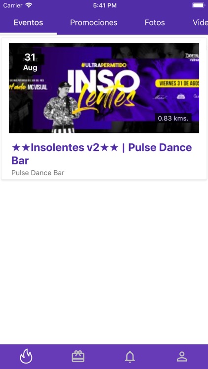 Pulse dance bar