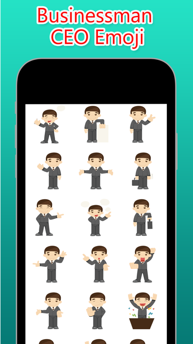 Businessman CEO Emoji screenshot 2