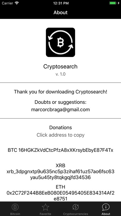 Cryptosearch screenshot 4