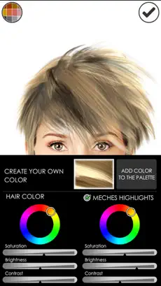 Captura de Pantalla 4 Hairstyle Magic Mirror Lite iphone