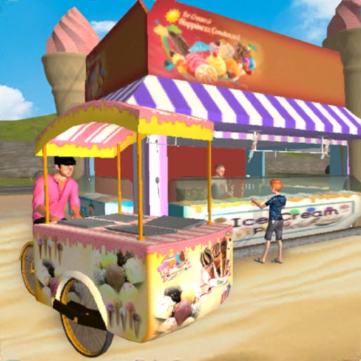 Icecream Delivery Boy Game Sim icon