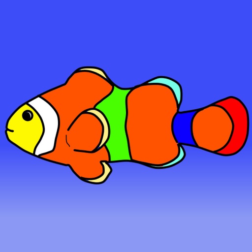 Coloring Book Fish Aquarium