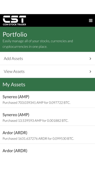 Coin/Stock Alerts screenshot 2