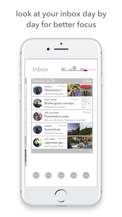 geronimo - email on a timeline screenshot 2