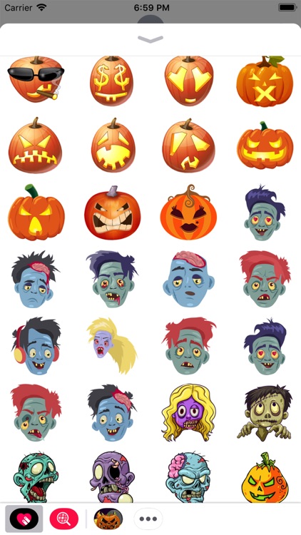 Scary Ghost n Zombie Stickers screenshot-4