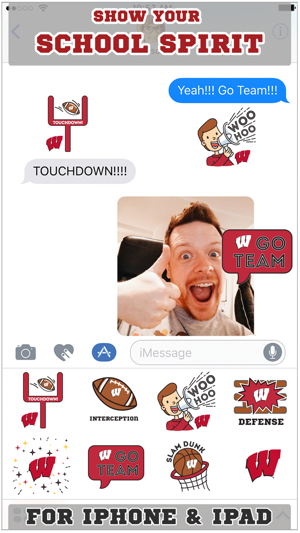 Wisconsin Animated+Stickers for iMessage(圖1)-速報App