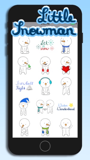 Little Snowman Stickers(圖3)-速報App