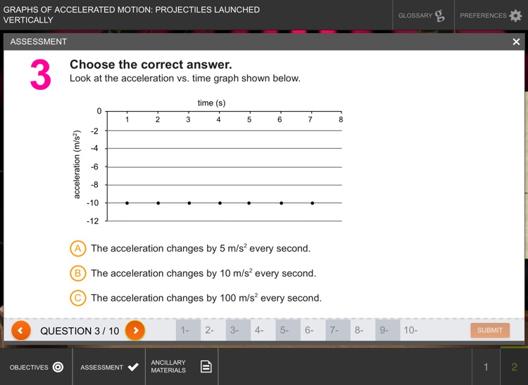 Graphs of Accelerated Motion screenshot-4