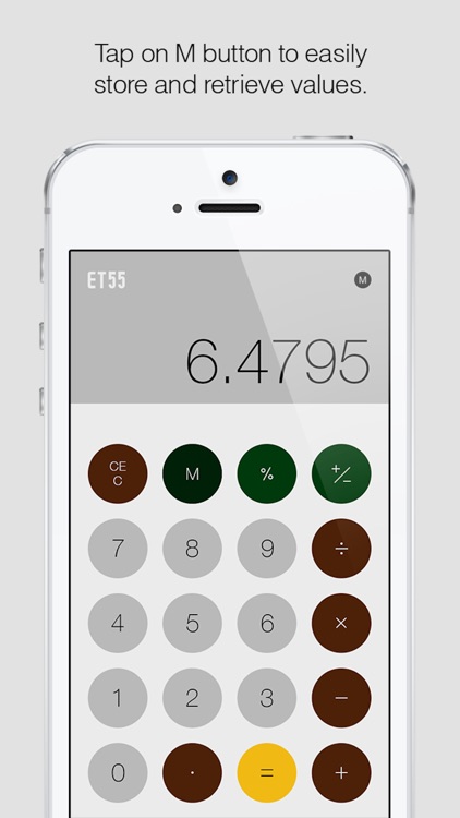 ET55: A Minimalist Calculator